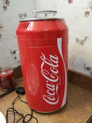 Coca Cola Coke Can Mini Fridge Koolatron Counter Top RV or Home With Power Cord - Image 1 of 4