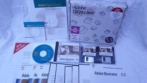 Adobe Illustrator 5.5 mac Vollversion Deluxe Edition CD + Lizenz - Bild 1 von 7
