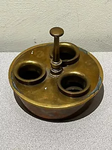 Vintage Brass Ashtray Made in Berlin Germany US Sector 1953 Bear Rare! - Picture 1 of 11