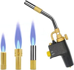High Intensity Flame Torch With Instant on/off Trigger Adjustable Mapp Gas Torch
