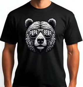 Funny Dad Shirt – Papa Bear T-Shirt Gift Idea - Picture 1 of 5