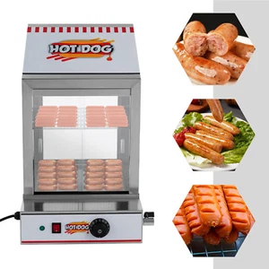 40L Hot Dog Maker Hot Dog Grill Hotdog Rollen Grill Edelstahl Rollen 1200W 220V - Bild 1 von 17