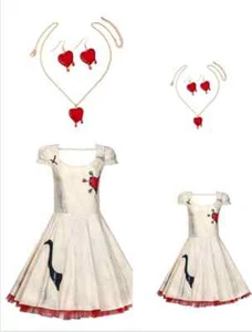 Evil Doll Carnival Dress Halloween Costume Mommy and Me Gothic Punk Girls and - Picture 1 of 6