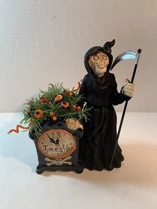 Halloween VTG Button Bouquet-Grim Reaper -Fall~Autumn~Farmhouse~Country-Rustic - Picture 1 of 7