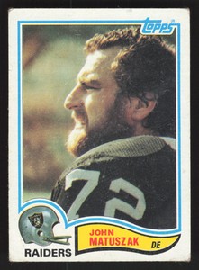 1982 Topps John Matuszak #195 - Oakland Raiders