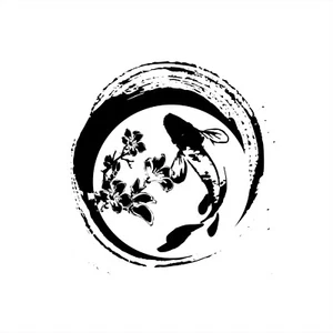 Autoaufkleber Sticker Koi Fisch Aufkleber - Picture 1 of 1