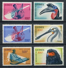GUINEA 1962 2 SERIE COMPLETE DI POSTA AEREA MNH** CATALOGO Y&T 19/21 E 26/28