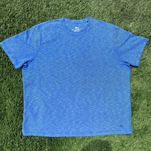 Tommy Bahama Men Blue Short Sleeve Tencel Blend Crewneck Casual Tee T-Shirt 3XL - Picture 1 of 8