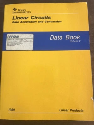 Texas Instruments Linear Circuits Data Acquisition and Conversion Volume 2 1989 - Image 1 of 4