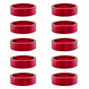 ORIGIN8 Alloy Headset Spacers HEAD PART OR8 SPACER ALY 10mmx1-1/8RD-ANO BGof10 - Picture 1 of 1