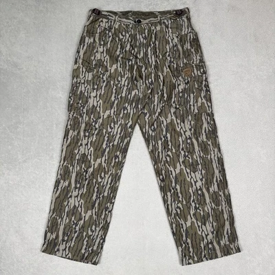 Мужские охотничьи штаны-карго Mossy Oak Bottomland камуфляжные размер XL широкие штанины Tiger Gamekeeper - Изображение 1 из 4
