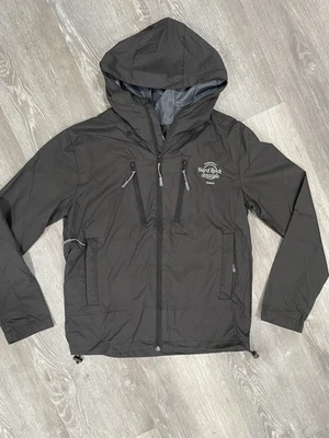 Chaqueta Hard Rock Para Hombres S Negra Impermeable Abrigo de Lluvia Con Capucha Cremallera Seminole Tampa Nueva con Etiquetas Foto 1 de 4