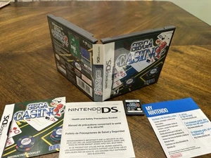 Sega Casino (Nintendo DS) CIB Komplett - Blackjack Texas Hold 'Em 7 Card Stud - Bild 1 von 2