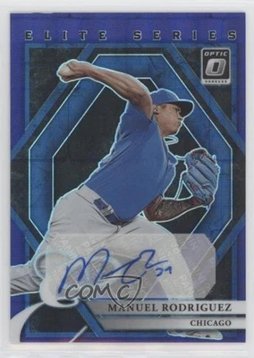 2022 Donruss Optic Purple Pandora Prizm /8 Manuel Rodriguez Rookie Auto RC - Image 1 of 2