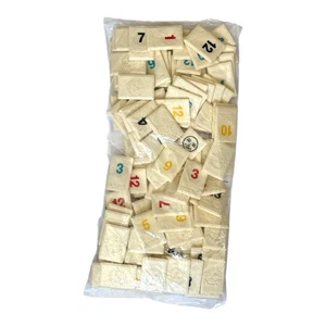 Rummikub Complete Tile Set 106 Engraved Back Smooth Number NEW Sealed w Yellow - Picture 1 of 1