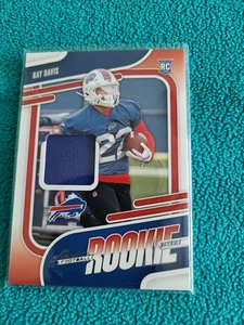 Ray Davis 2024 Panini Absolute Football Rookie Jersey Rookie Card - #ARM-RDS - Picture 1 of 1