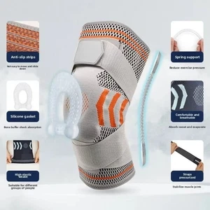 Silicone Knee Pads Sports Knee Pads Non-Slip Leg Warmers Silicone Knee Pads - Picture 1 of 10
