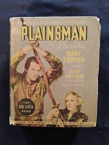 The Plainsman Whitman #1123 The Big Little Book Gary Cooper/Jean Arthur - Imagen 1 de 4