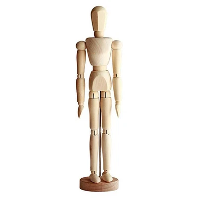 (Approximately 13cm) Wooden Articulated Mannequin Figure For Drawing JY - Bild 1 von 4