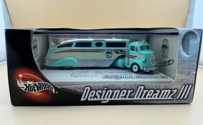 Hot Wheels Designer Dreamz III '38 Ford Custom Truck with Trailer 1/64 Scale - Image 1 of 4