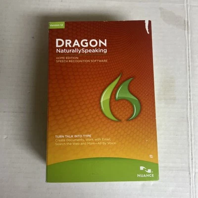 Dragon Naturally Speaking Open Box NewHome Edition Speech Recognition Version 12 - Image 1 of 4