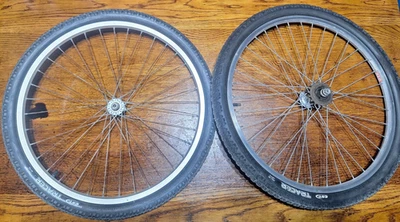 Vintage Mongoose 24 Inch BMX Bike Wheel Set CST Tracer Tires (USED, NO RETURNS) - Image 1 of 4