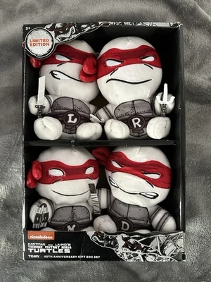 TOMY Club Mocchi Teenage Mutant Ninja Turtles 40th Anniversary Plush Gift Set - Image 1 of 4
