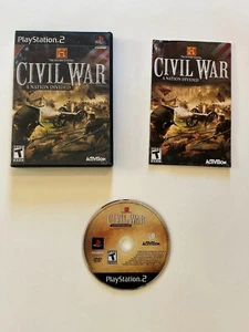 Civil War: A Nation Divided (PlayStation 2, PS2) - Authentic - Tested - CIB - Picture 1 of 6