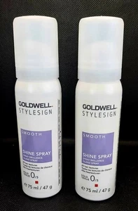 Goldwell Stylesign Smooth Shine Spray for All Hair Types 75ml x2pc. New See Desc - Picture 1 of 7