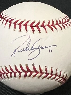 INDIANS'/DBACKS SLUGGER RICHIE SEXSON AUTOGRAPHED INSCRIBED OML BASEBALL - Image 1 of 2