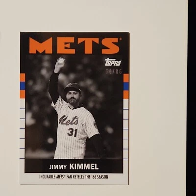 2021 Topps X Espn 30for30 Once Upon A Time In Queens #13 Jimmy Kimmel 54/86  - Image 1 of 4