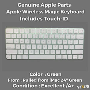 Genuine Apple Wireless Magic Keyboard with Touch-ID, Green - Picture 1 of 8