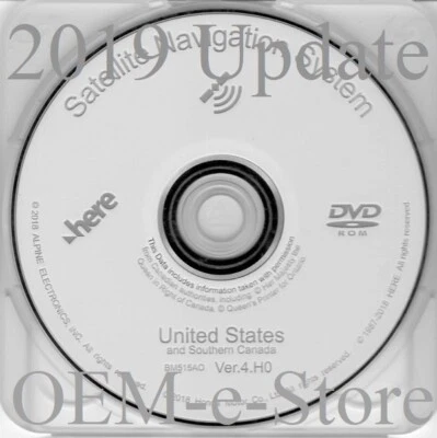 2007 2008 2009 2010 2011 2012 2013 2014 Honda Ridgeline Navigation DVD Map v4.H0 - Image 1 of 2