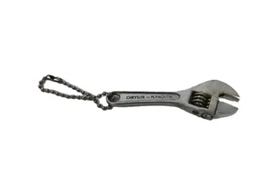 Vintage Chrysler Plymouth Automobile Adjustable Wrench Advertising Keychain - Picture 1 of 17