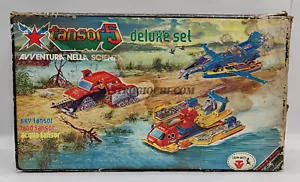 CEPPI RATTI TANSOR 5 DELUXE SET SKY LAND ACQUA 3' VEHICLE VINTAGE '80 NEW IN BOX - Picture 1 of 13