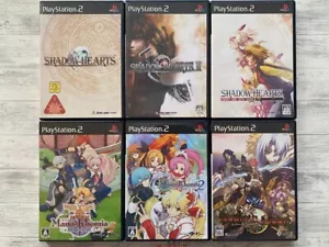 SONY PS2 Shadow Hearts 1 2 From The New World & Mana Khemia 1 2 & Rebirth Moon - Picture 1 of 16