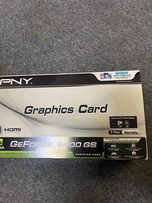 PNY NVIDIA GeForce 8400GS (VCG84512D3SPPB) 512MB DDR3 SDRAM PCI Graphic Card - Image 1 of 2