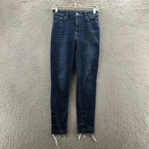 Lucky Brand Skinny Jeans Womens 2/26 (Actual 28x27) Blue Denim Mid Rise Zip Fly - Picture 1 of 23