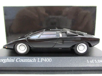 PAUL'S MODEL ART / MINICHAMPS - 1974 LAMBORGHINI COUNTACH LP400 (BLACK) - 1/43 - Image 1 of 4