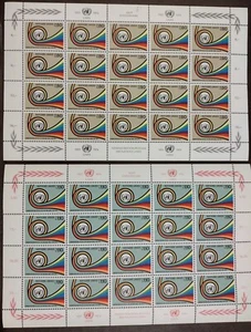 UN GENEVA 1976 * UN POSTAL ADMINISTRATION * 2 SHEETS  Scott 61-62 MNH Collection - Picture 1 of 1