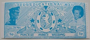 Leeds Educational Mail - Perforted Sheet Princess Annes Wedding 1973 MNH - Bild 1 von 1