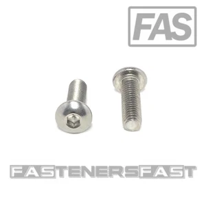 (25) Viti a bussola testa a bottone in acciaio inox M5 x 0,8 x16 ISO7380 M5-.80 - Foto 1 di 4