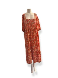 RACHEL PALLY White Label Floral Maxikleid Multi Orange Gr. XXL / 2X - Bild 1 von 10