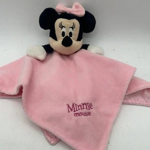 Manta de seguridad para bebé Disney Minnie Mouse Lovey rosa satinado - Imagen 1 de 9