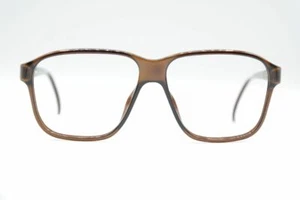 Vintage Terri Brogan 8632 10 braun eckig Brille Brillengestell eyeglasses NOS - Picture 1 of 6