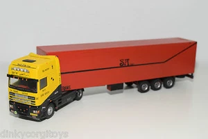 LION CAR BASED DAF 95XF 95 XF SA-TRANS TRUCK WITH TRAILER RARE - Picture 1 of 8