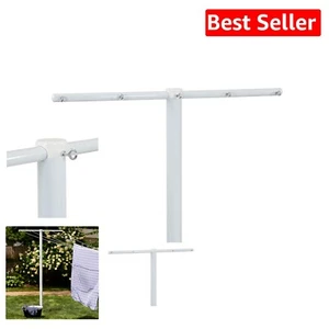Mega Single T-Post 86" Outdoor Clothesline - Sturdy, Weather-Resistant Design - Picture 1 of 11