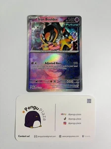 Iron Boulder 046/131 - Pokeball Holo Prismatic Evolutions Pokemon TCG NM - Picture 1 of 2