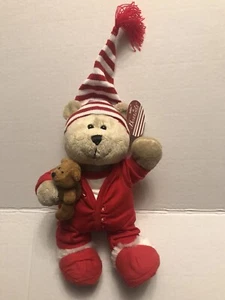 Starbucks Bearista Pijama Rojo Oso 68ª Edición Oso 2007 10" - Imagen 1 de 7