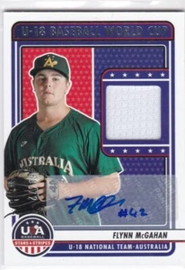 2023 Panini USA Baseball Stars & Stripes JERSEY Signatures #68/72 Flynn McGahan - Picture 1 of 2